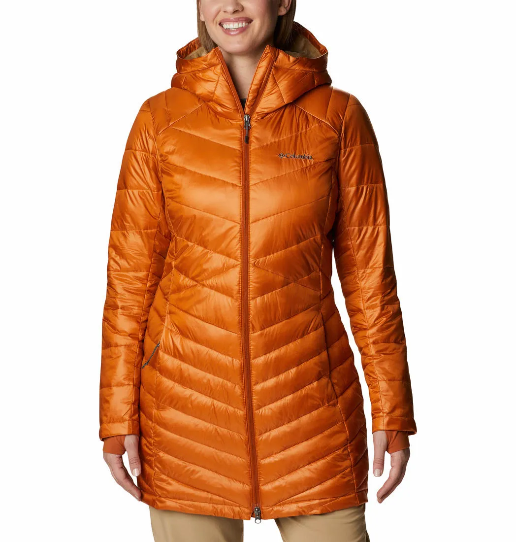 Columbia Women Orange Omni-Heat Infinity Joy Peak Mid Jacket
