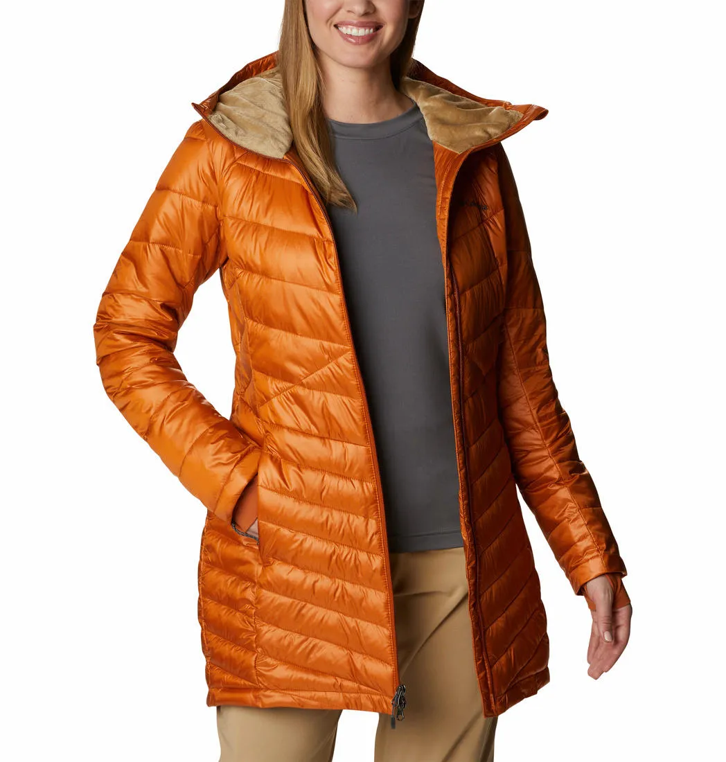 Columbia Women Orange Omni-Heat Infinity Joy Peak Mid Jacket