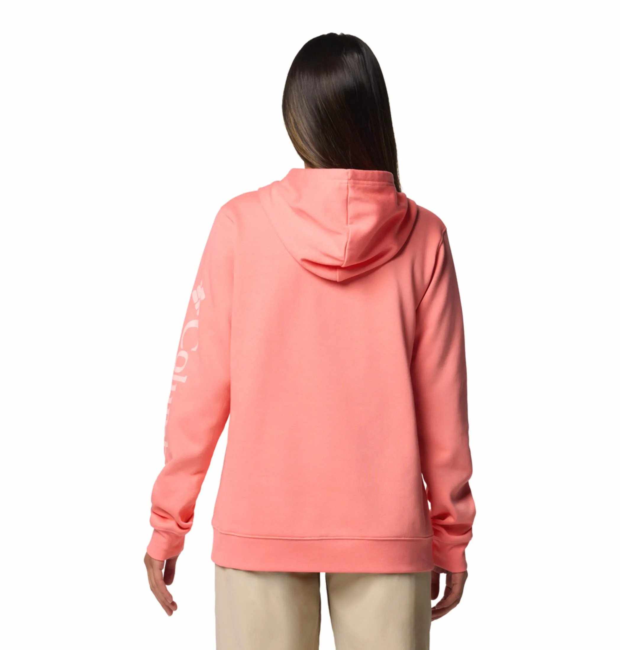 Columbia Women Pink Beaumount Graphic Hoodie