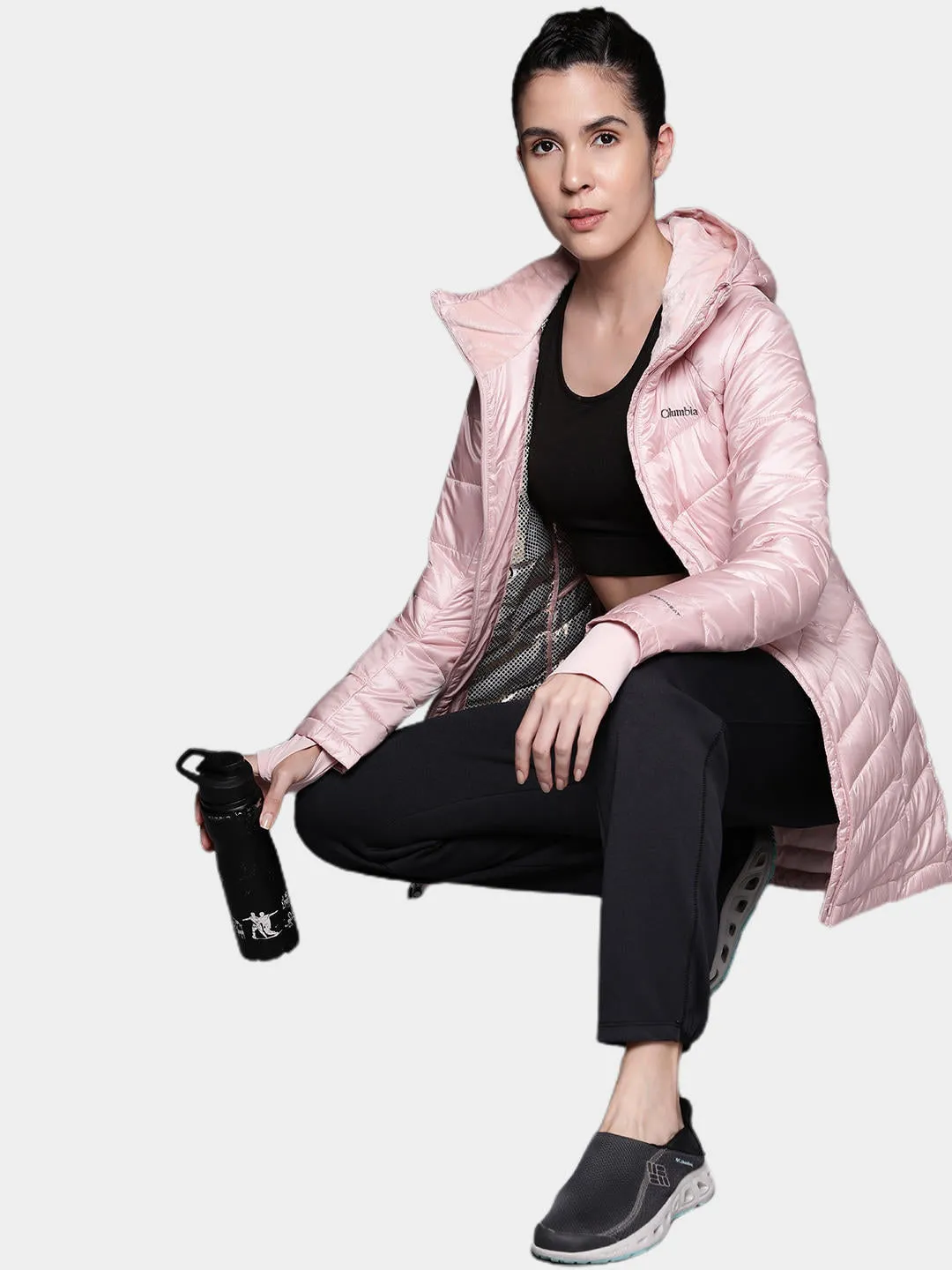 Columbia Women Pink Omni-Heat Infinity Joy Peak Mid Jacket