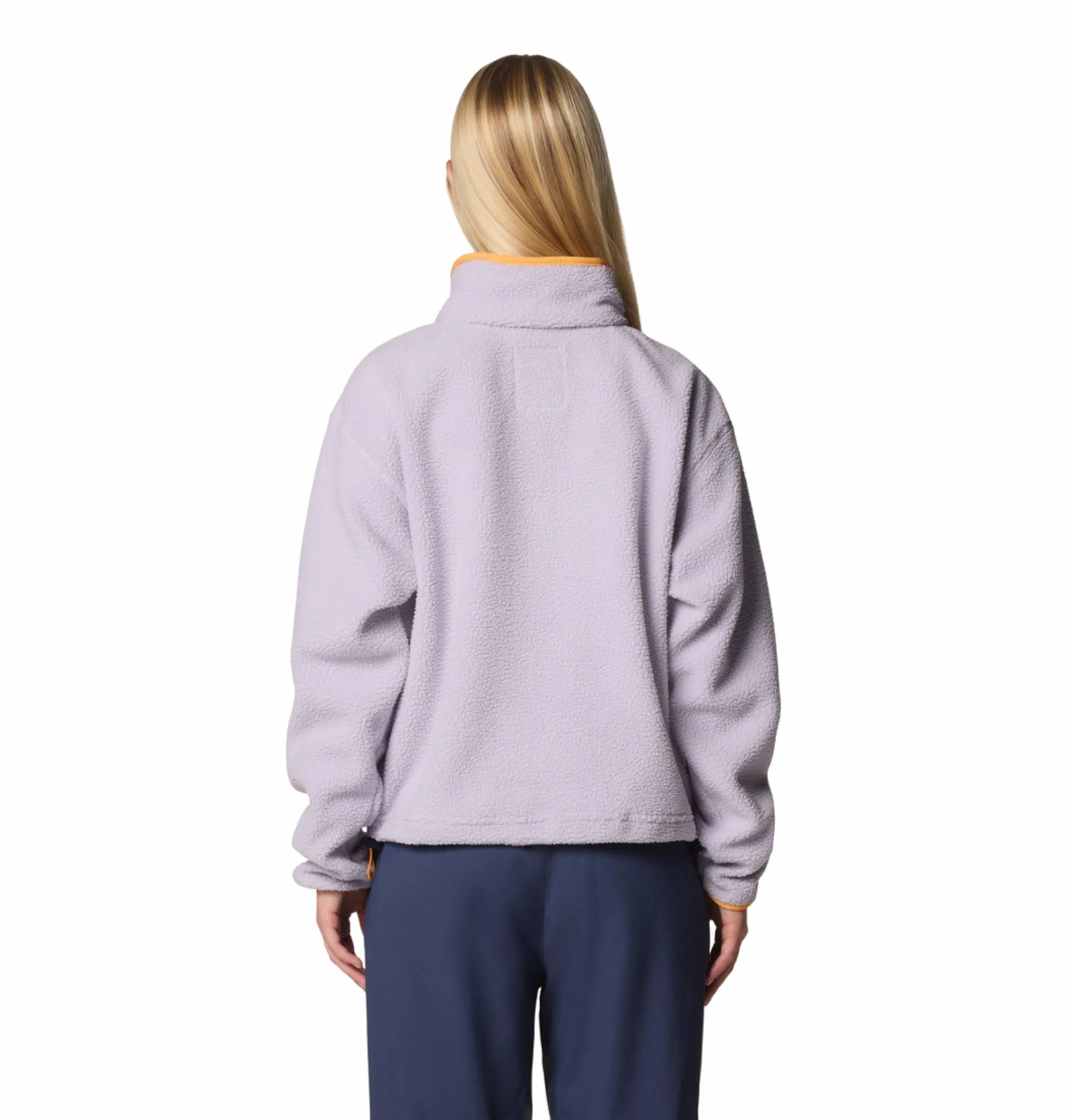 Columbia Women Purple Helvetia II Cropped Half Snap Fleece