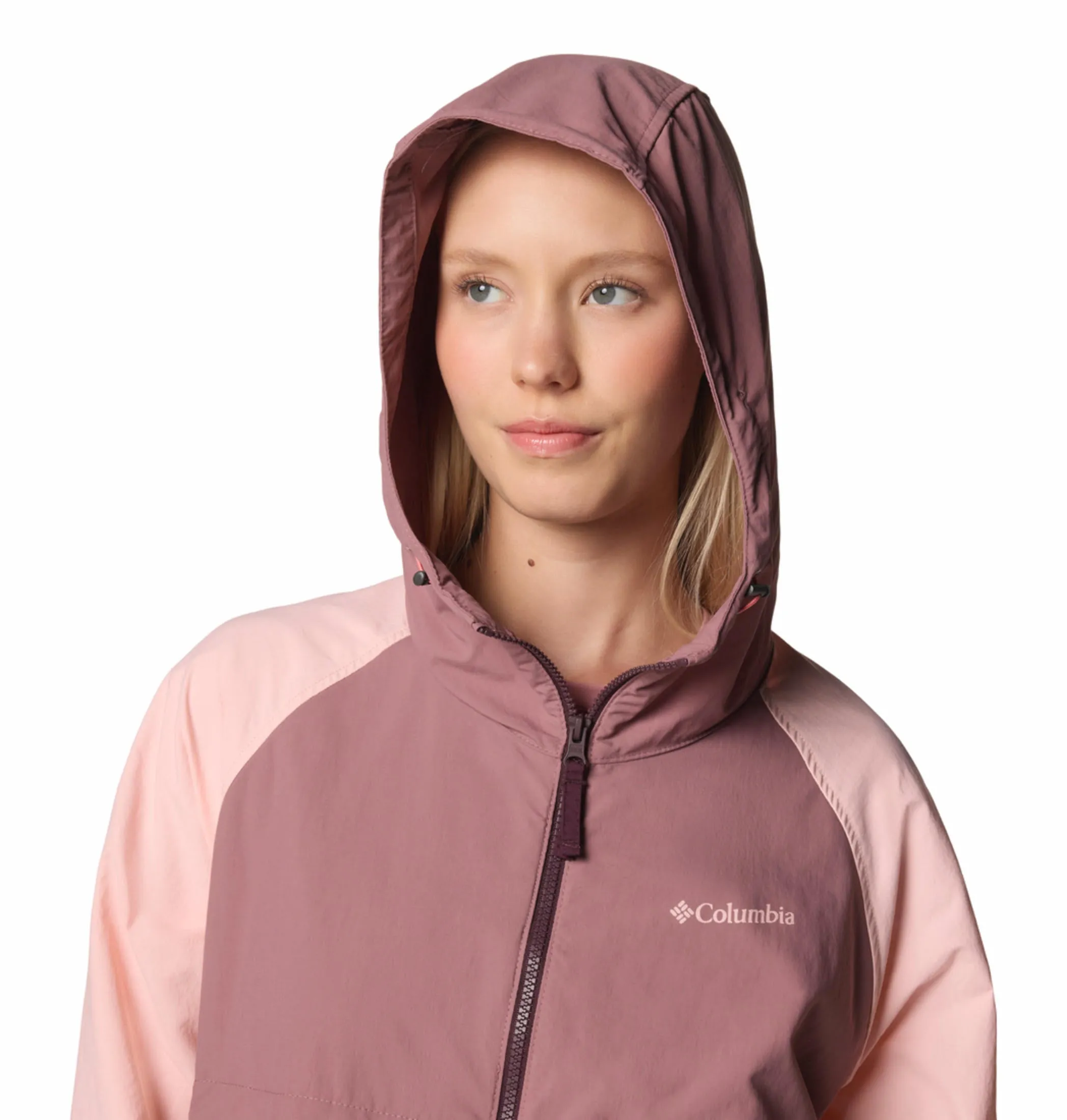 Columbia Women Purple Omni-Shade Spire Valley Windbreaker Jacket