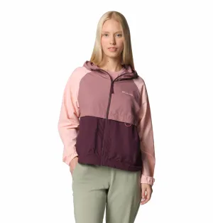 Columbia Women Purple Omni-Shade Spire Valley Windbreaker Jacket