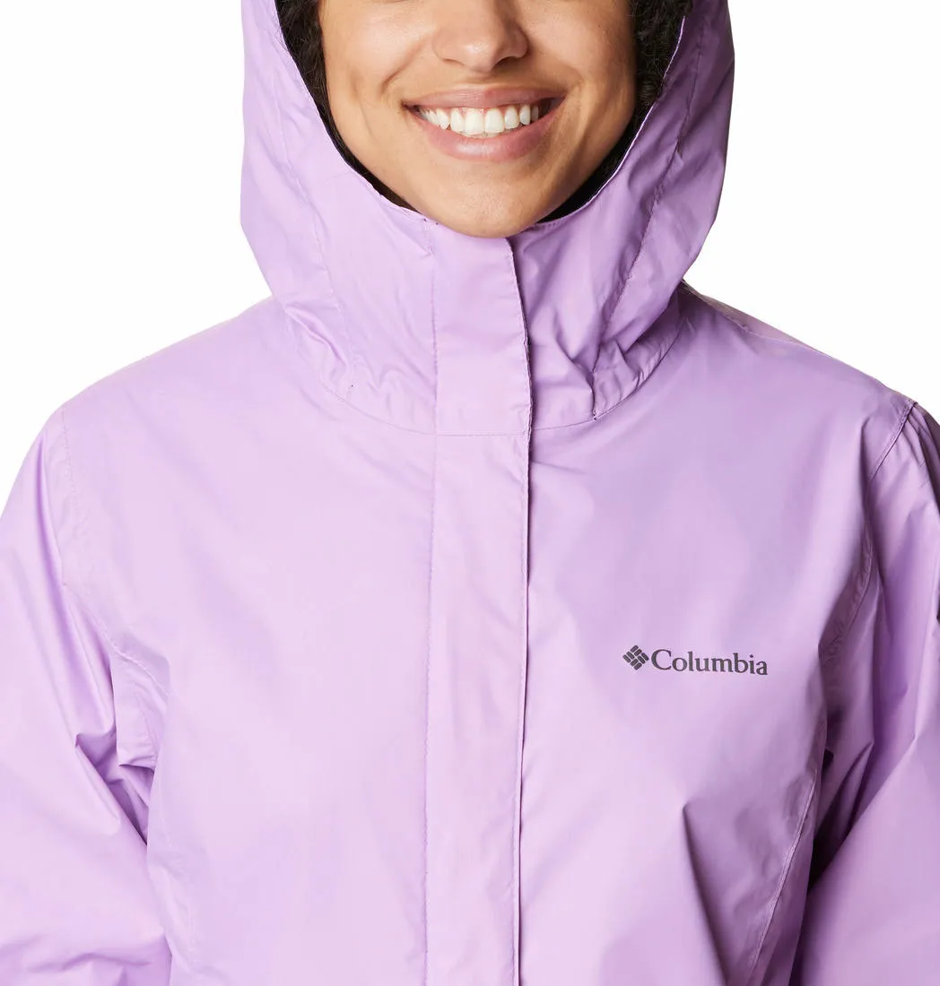 Columbia Women Purple Omni-Tech Arcadia II Waterproof Rain Jacket