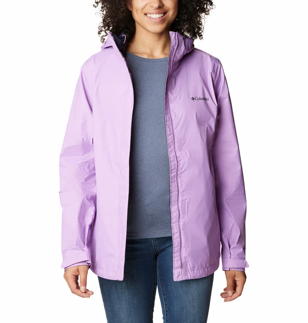 Columbia Women Purple Omni-Tech Arcadia II Waterproof Rain Jacket