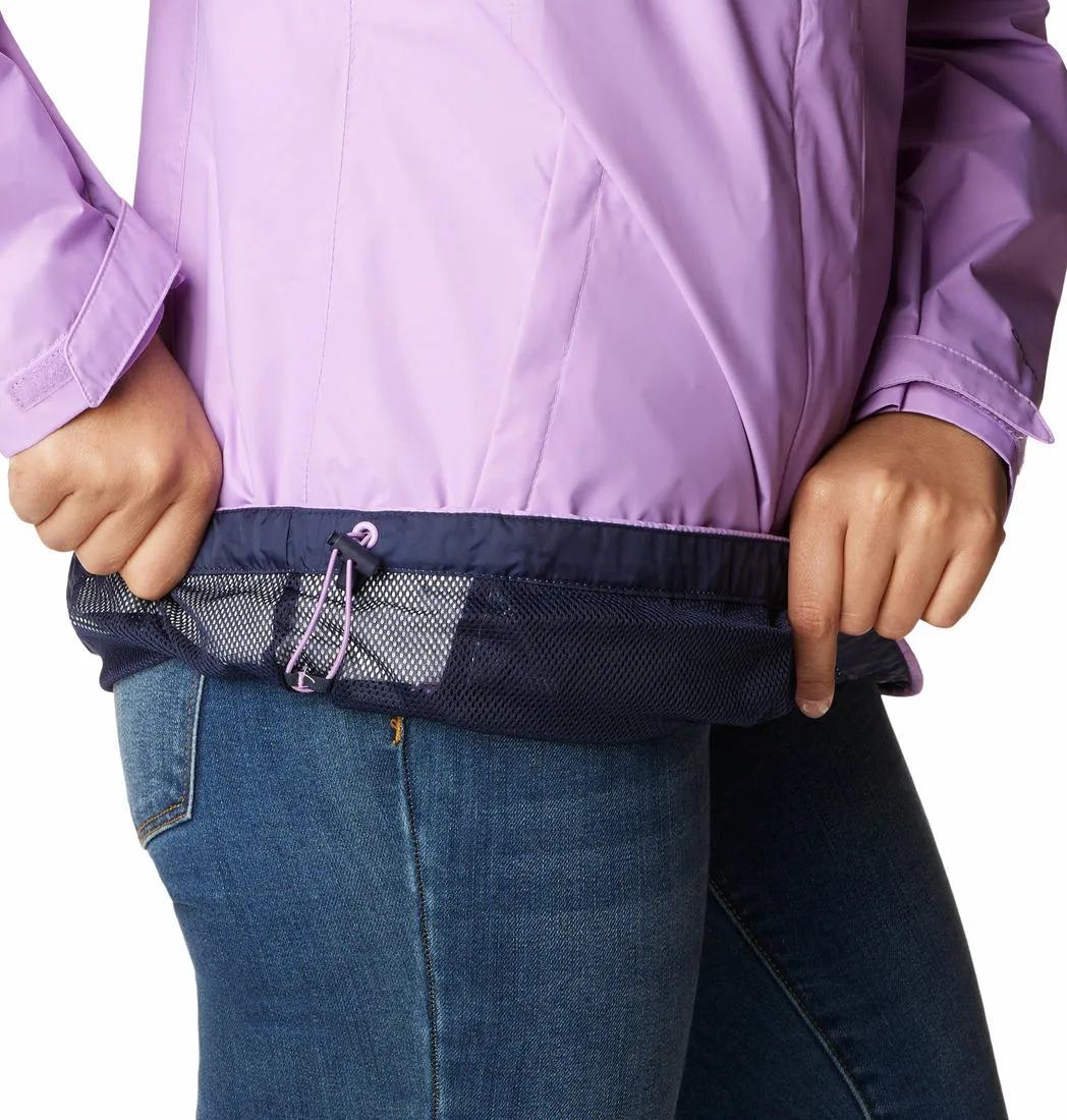 Columbia Women Purple Omni-Tech Arcadia II Waterproof Rain Jacket