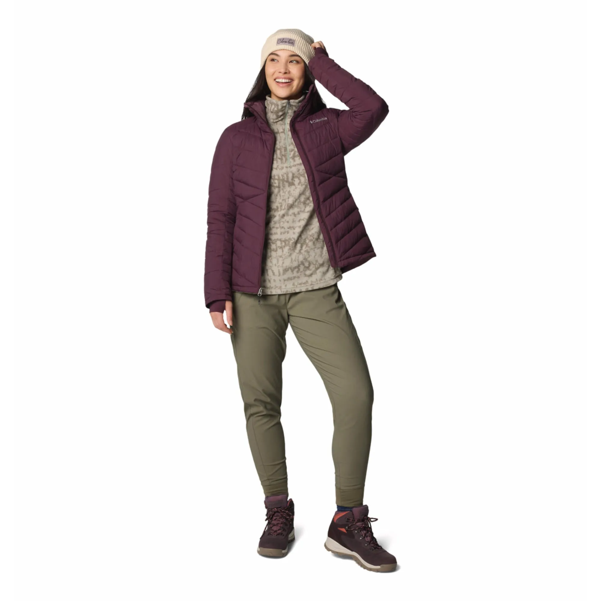 Columbia Women Red Omni-Heat Infinity Joy Peak II Jacket