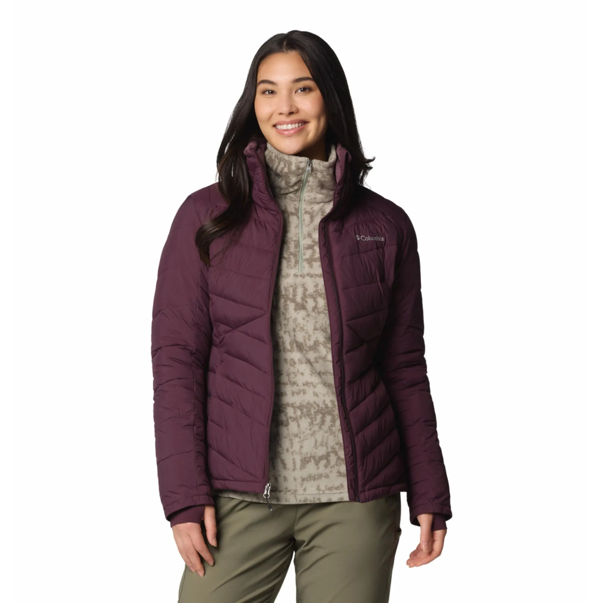 Columbia Women Red Omni-Heat Infinity Joy Peak II Jacket