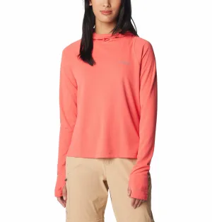 Columbia Women Red Omni-Shade Summit Valley Hoodie