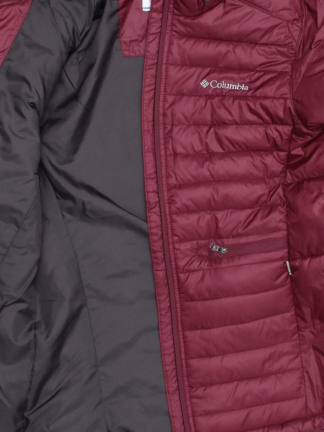 Columbia Women Red Omni-Shield Powder Pillow Jacket