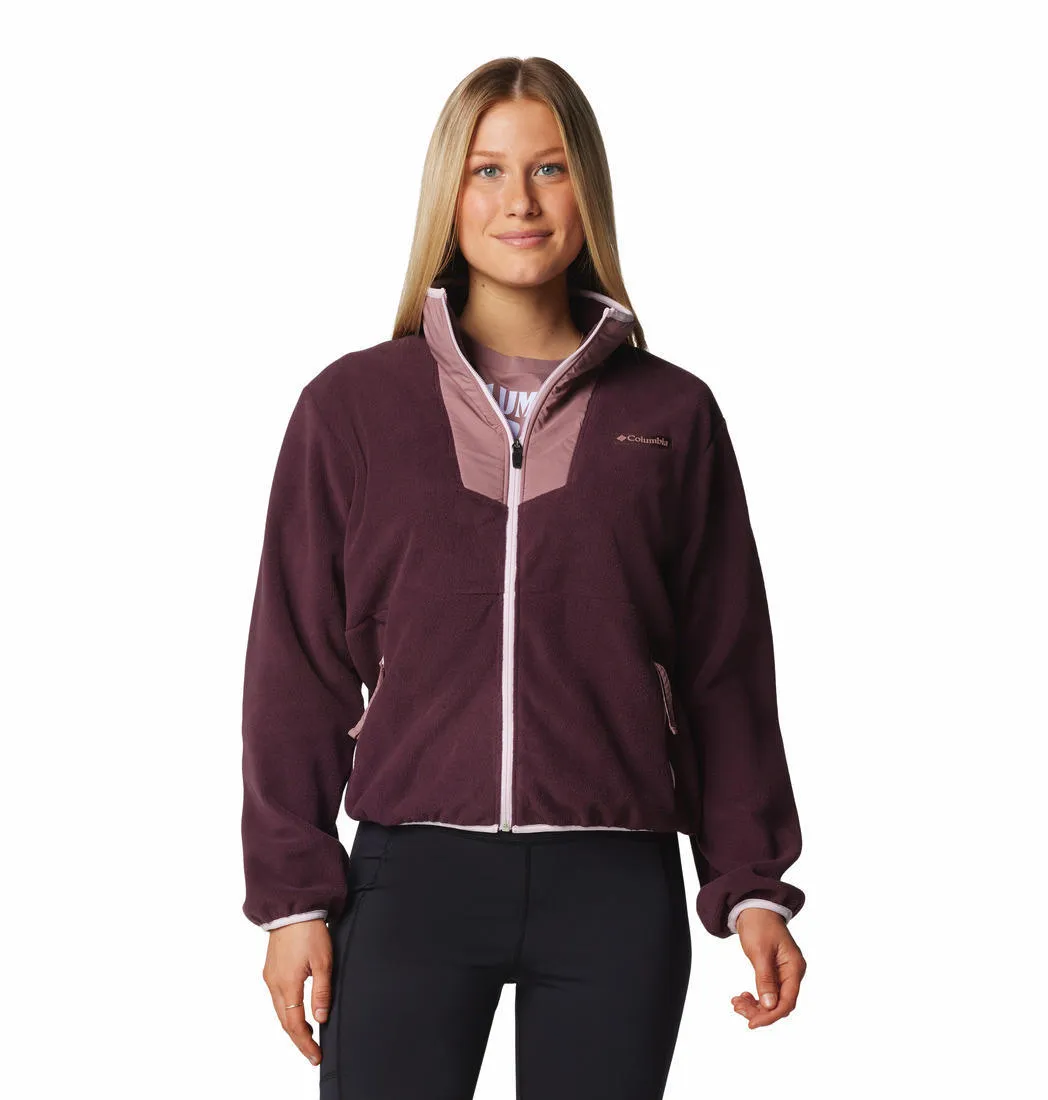 Columbia Women Red Sequoia Grove Fleece Jacket