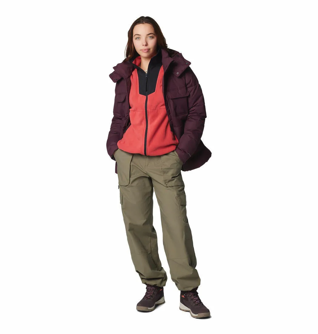 Columbia Women Red Sequoia Grove Fleece Jacket