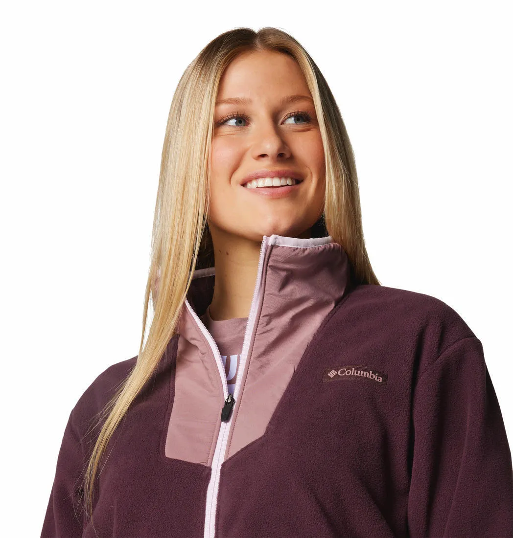 Columbia Women Red Sequoia Grove Fleece Jacket