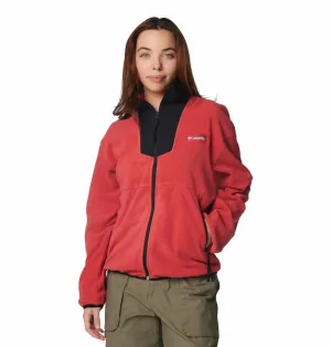 Columbia Women Red Sequoia Grove Fleece Jacket