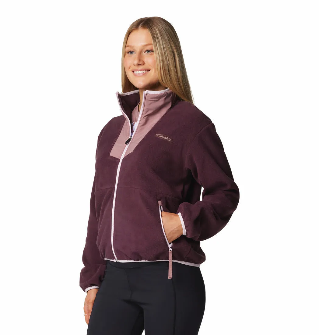 Columbia Women Red Sequoia Grove Fleece Jacket