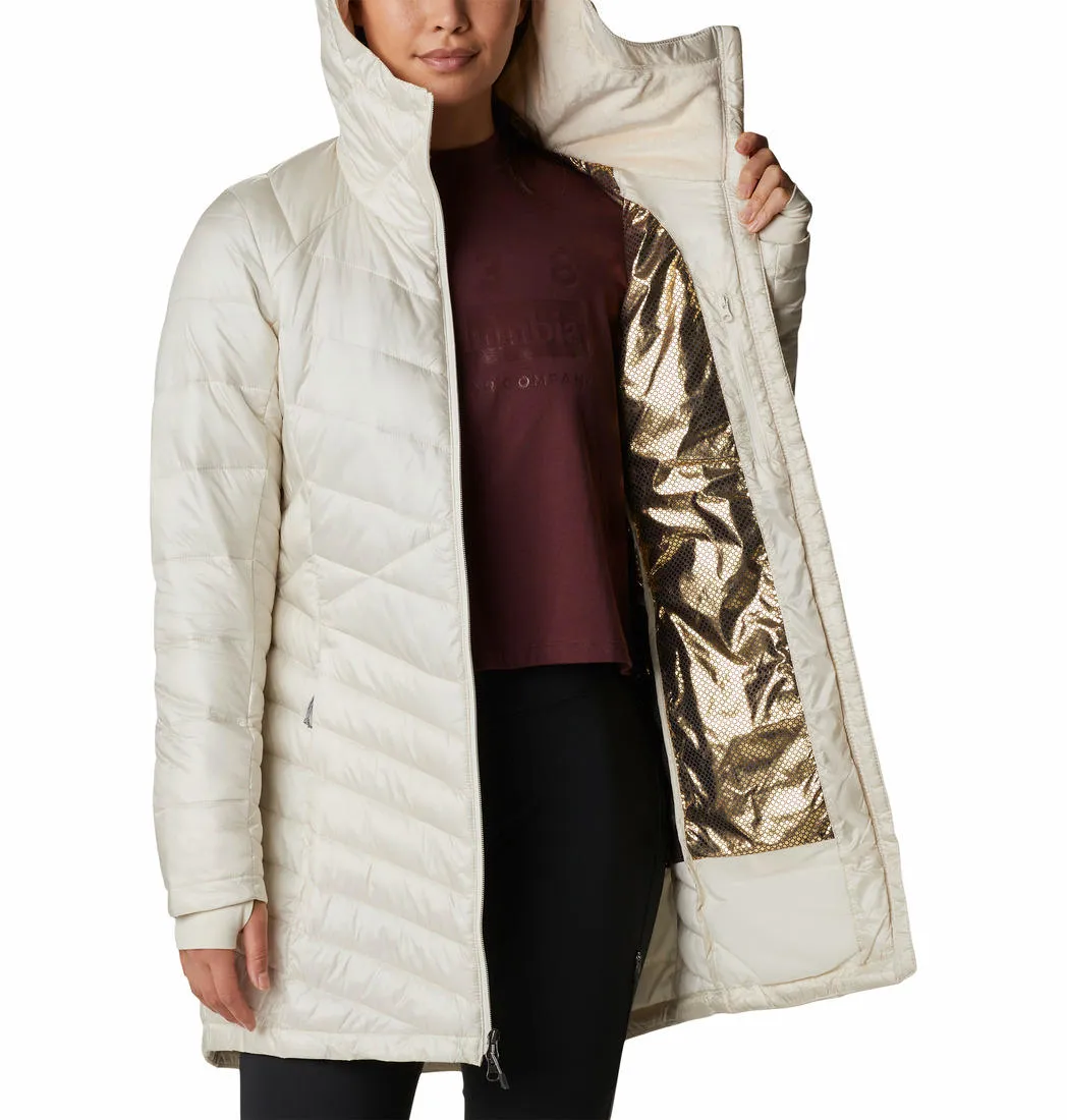 Columbia Women White Omni-Heat Infinity Joy Peak Mid Jacket