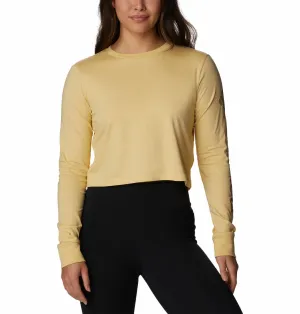 Columbia Women Yellow North CascadesPrinted Tshirt