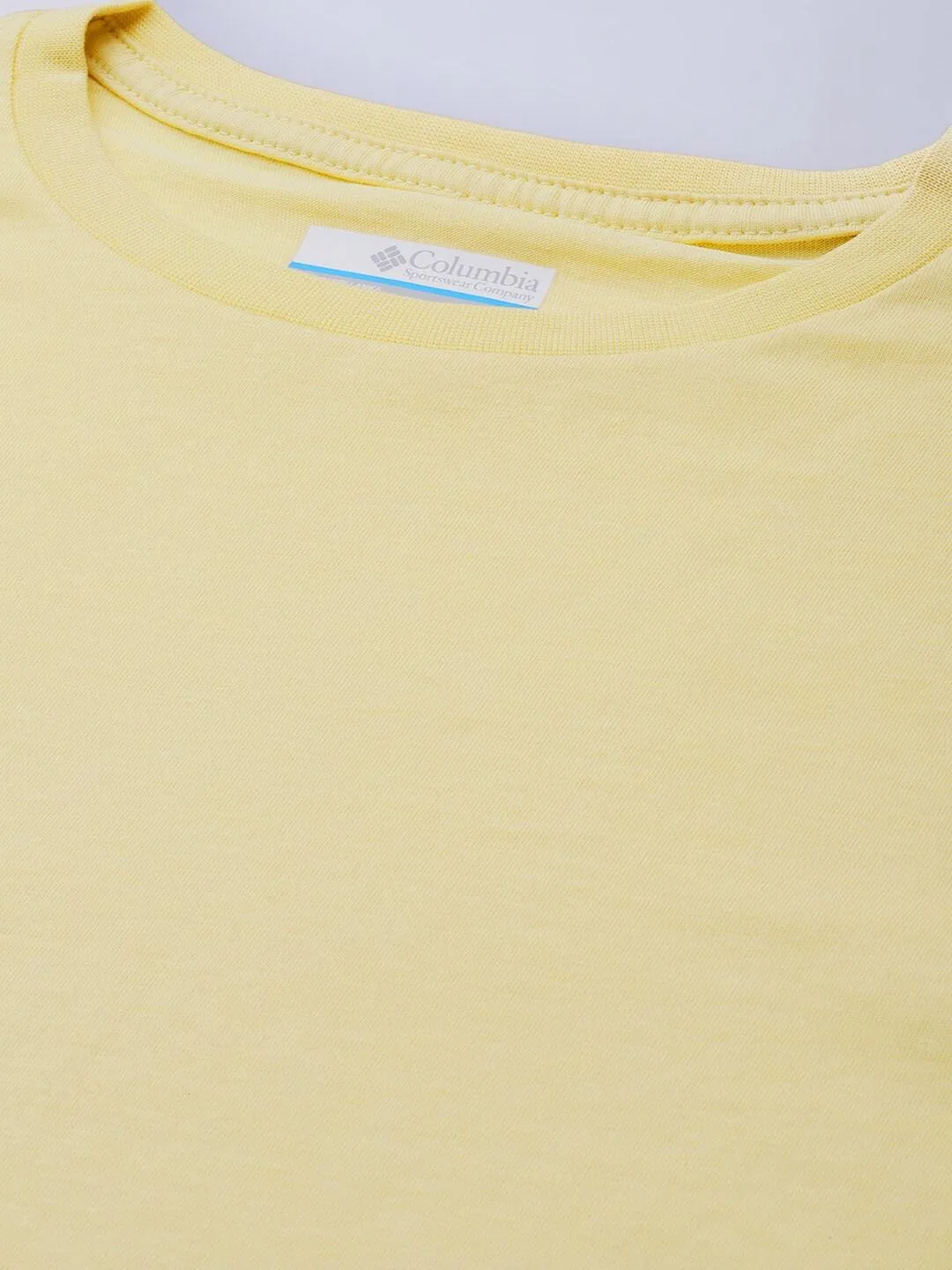 Columbia Women Yellow North CascadesPrinted Tshirt