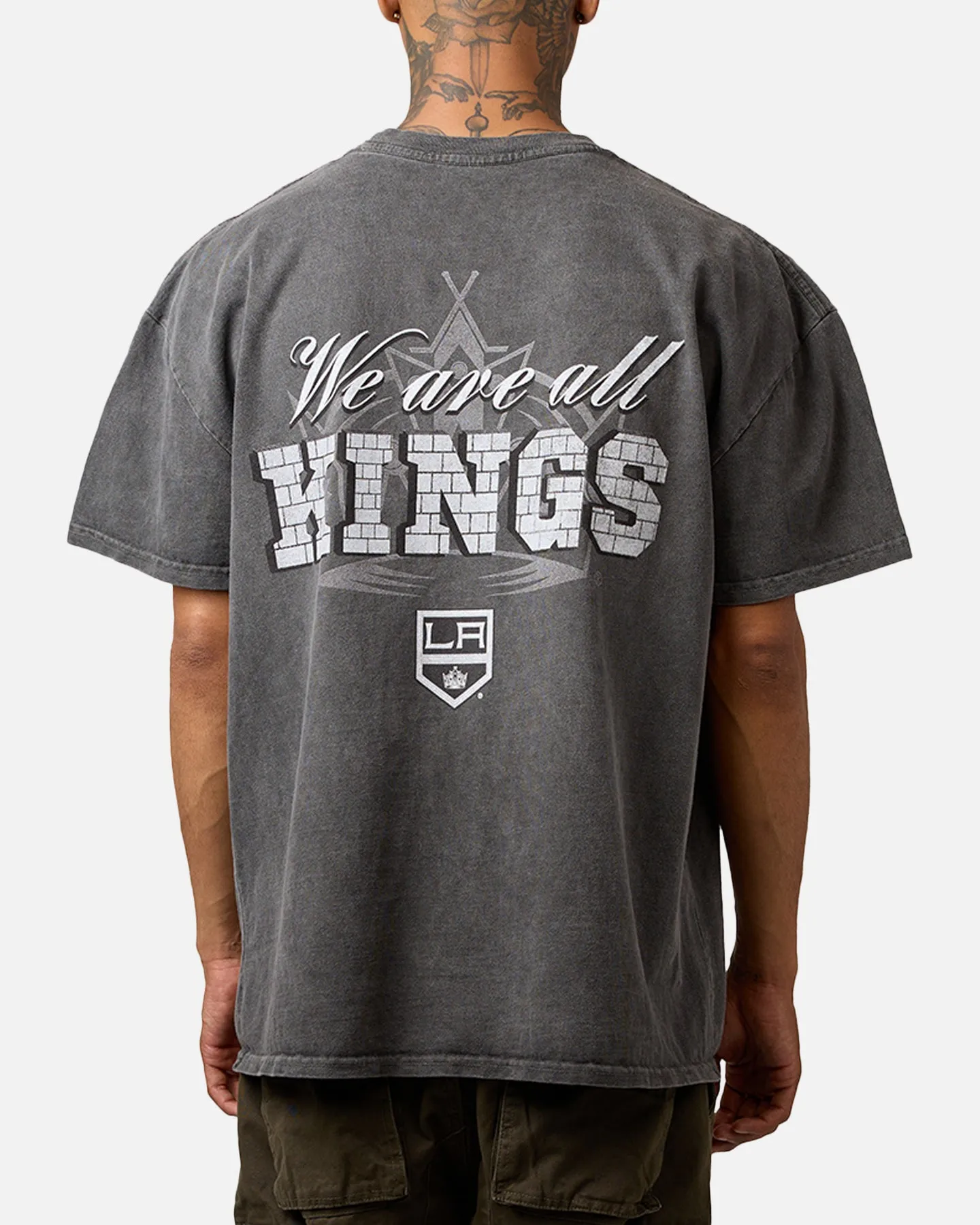 Culture Kings Los Angeles Kings Heavyweight T-Shirt Black Black Wash