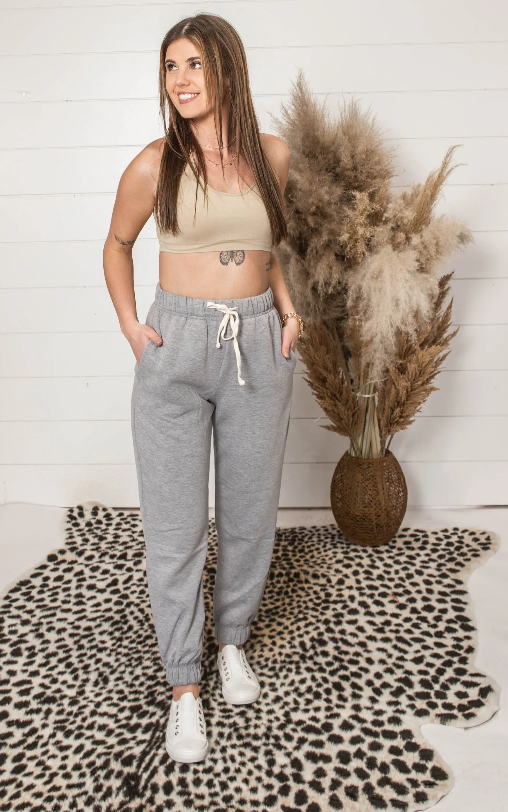 Daily Life Drawstring Joggers - Final Sale