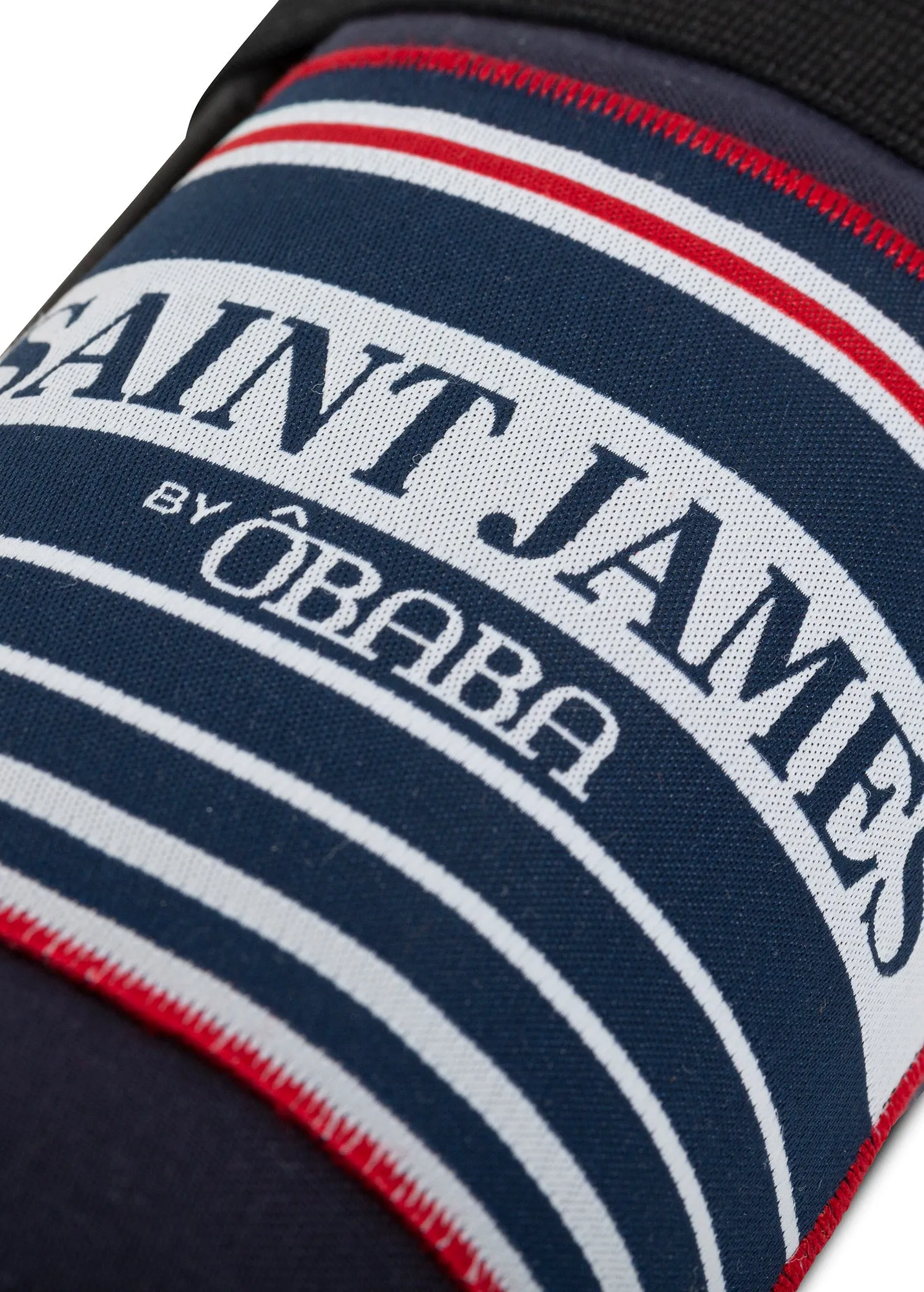 Drap de plage XXL  en voile de coton lger - SAINT JAMES x BABA (Marine)