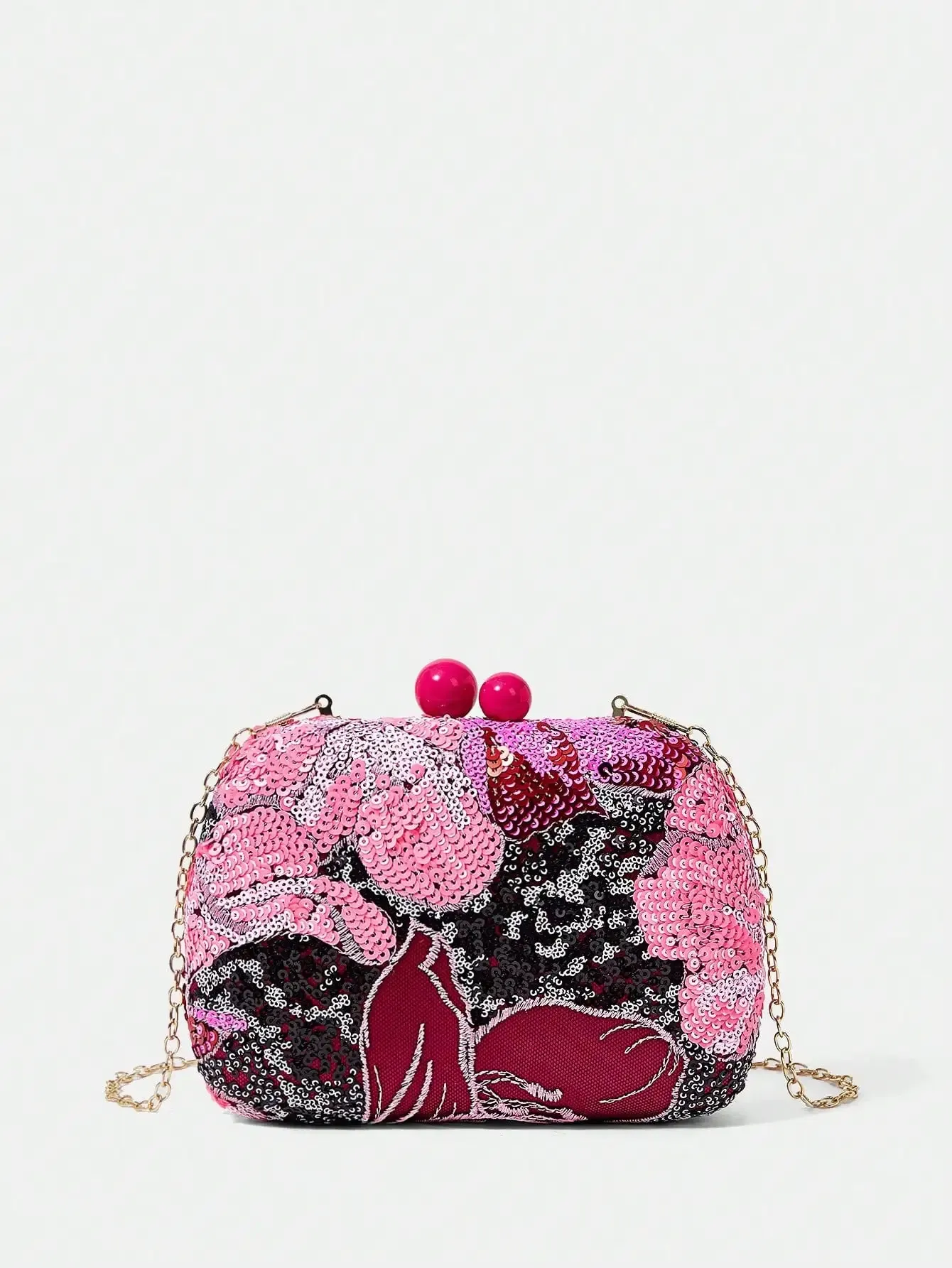 Embroidered pearl detachable bag Anna Kay Co