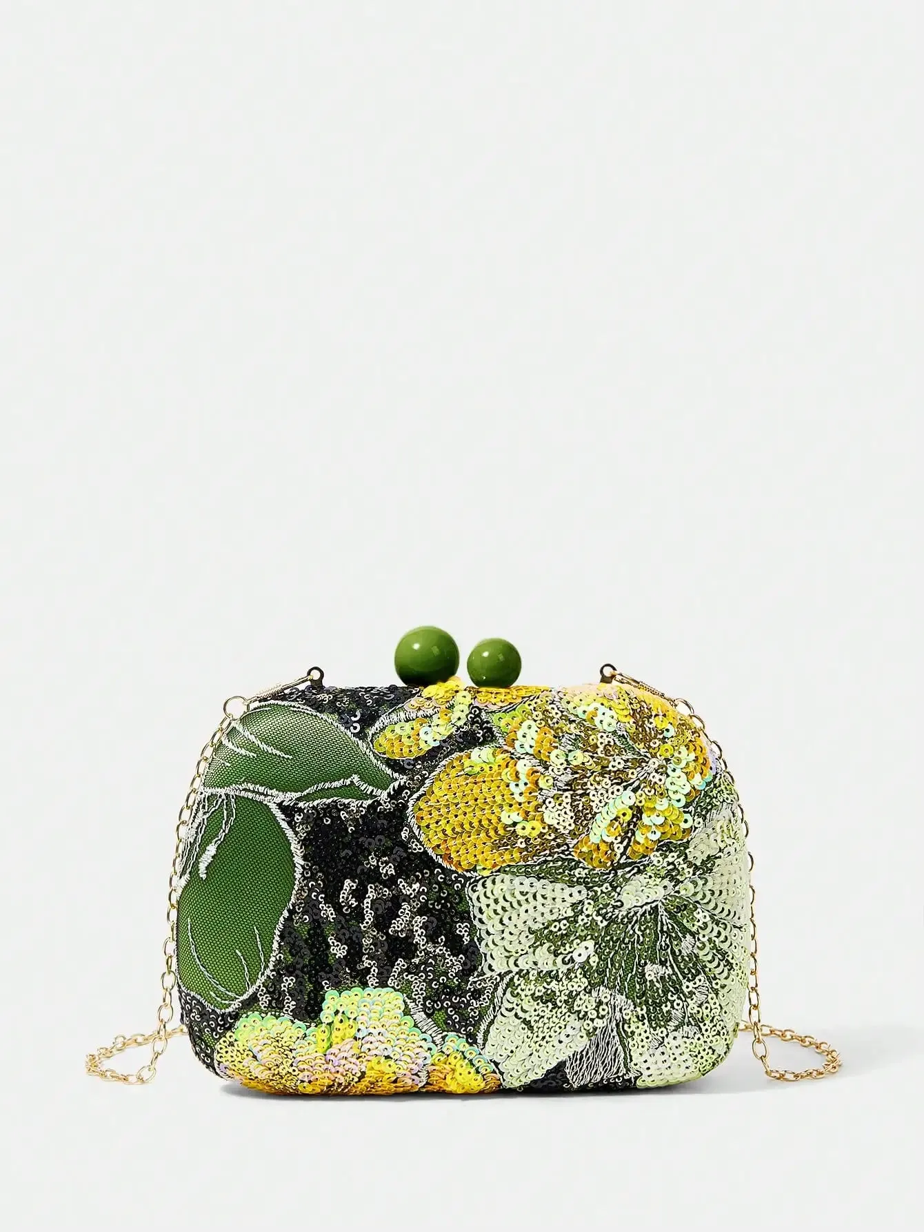 Embroidered pearl detachable bag Anna Kay Co
