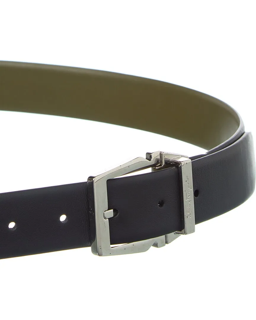 Ferragamo Reversible & Adjustable Leather Belt