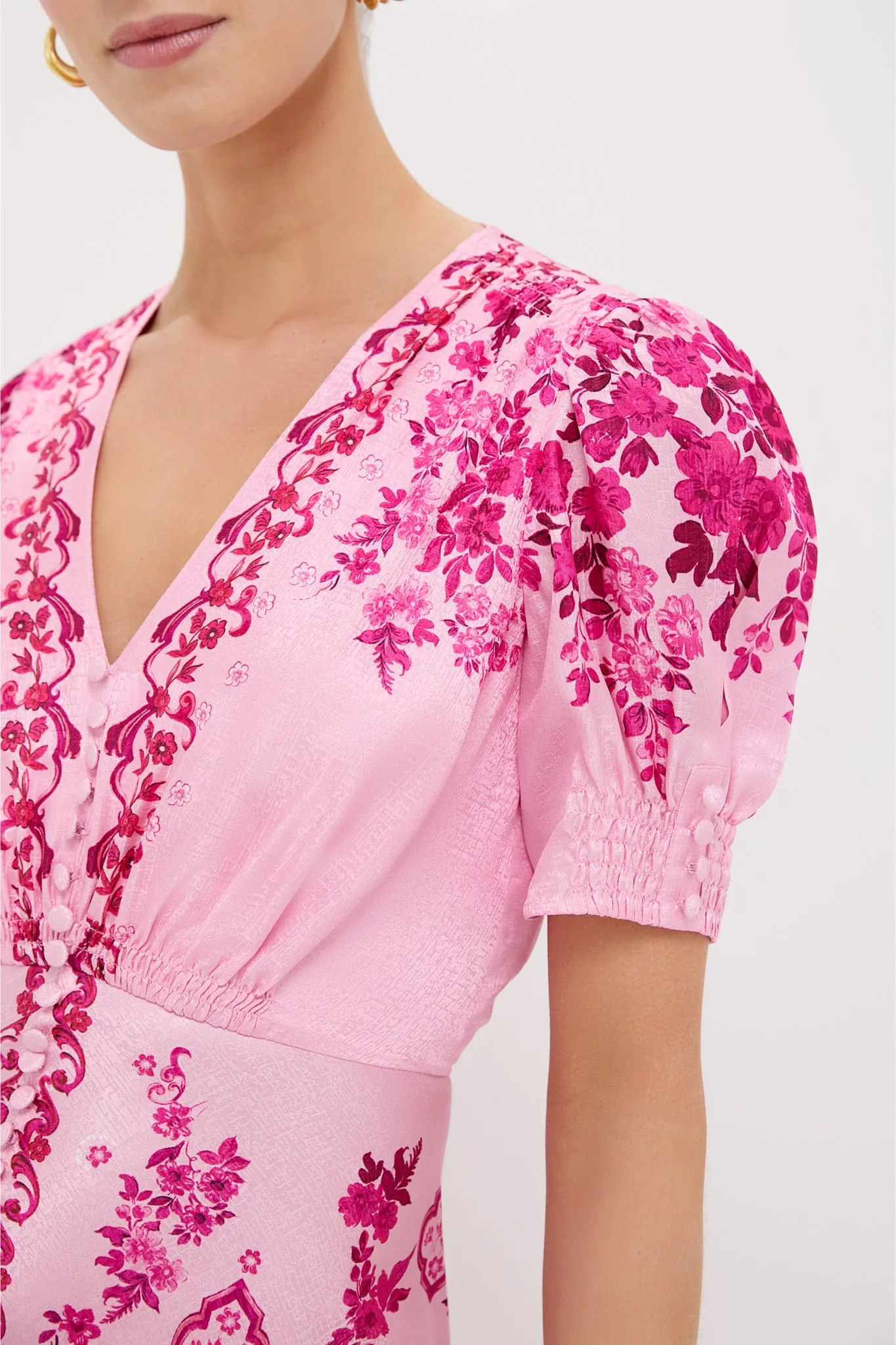 Floral Serramento Lea Long Dress
