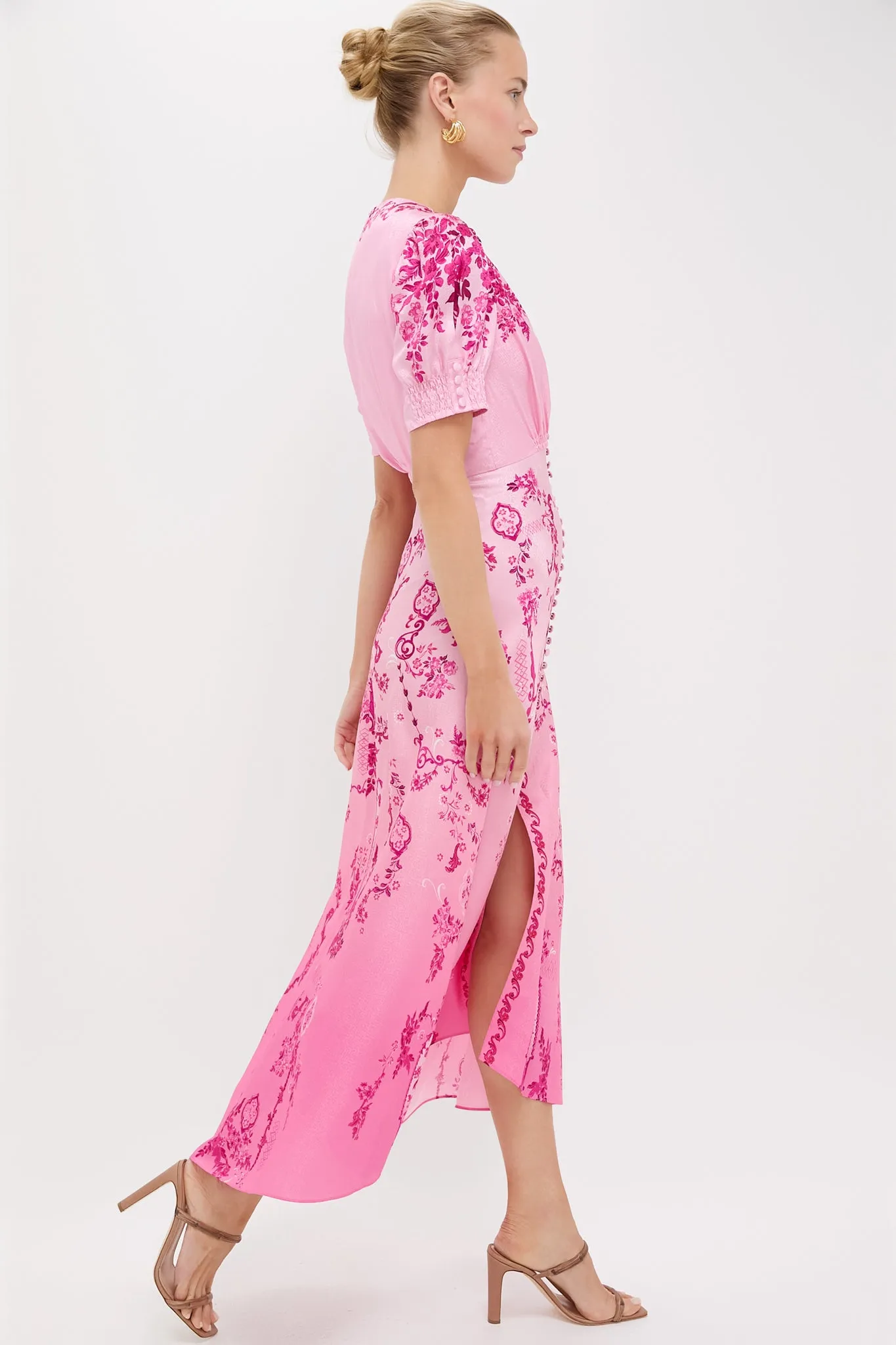 Floral Serramento Lea Long Dress