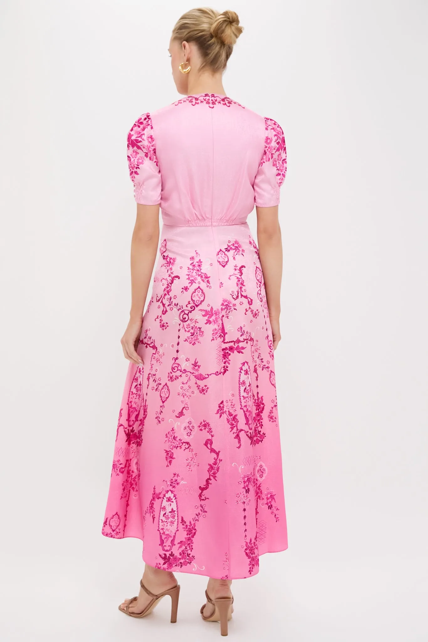 Floral Serramento Lea Long Dress