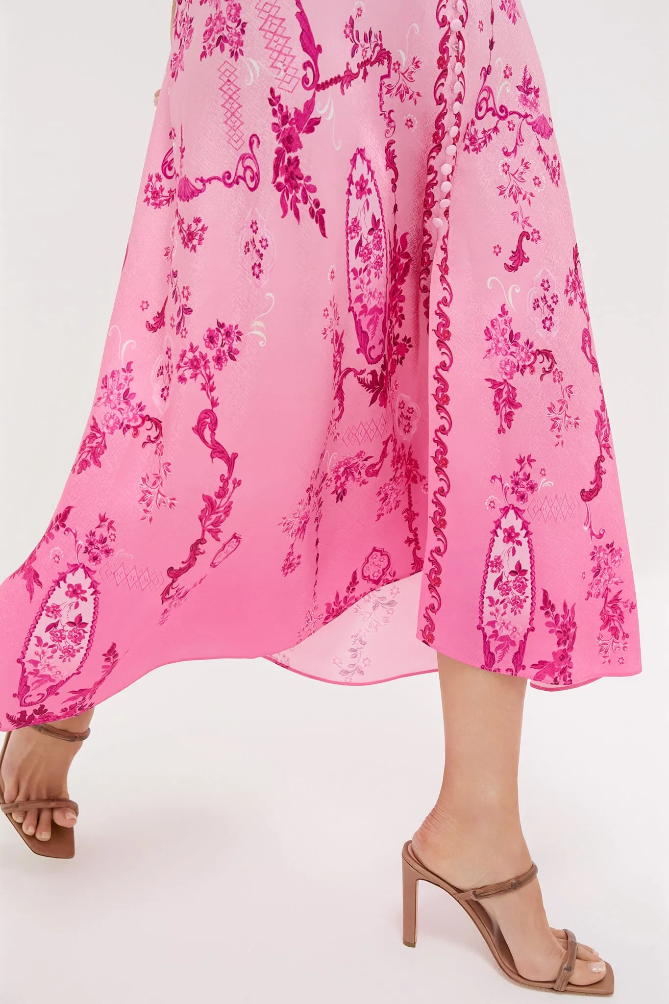 Floral Serramento Lea Long Dress
