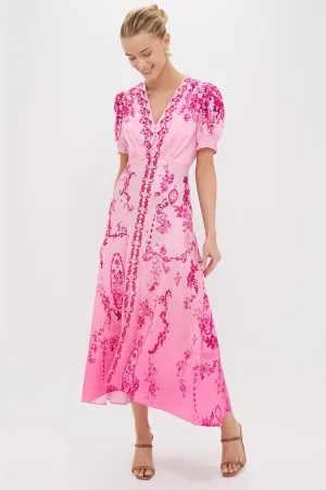 Floral Serramento Lea Long Dress