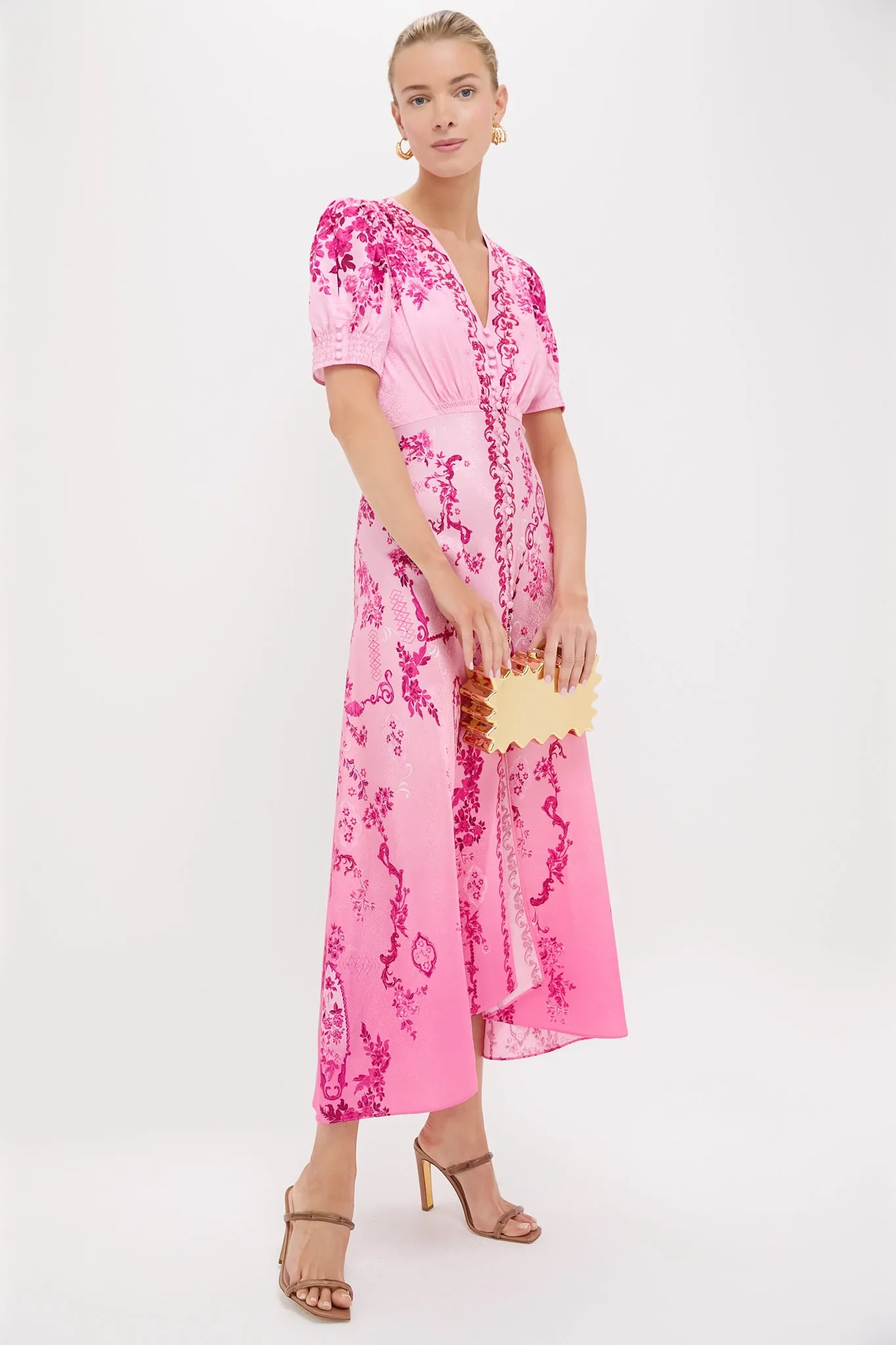 Floral Serramento Lea Long Dress