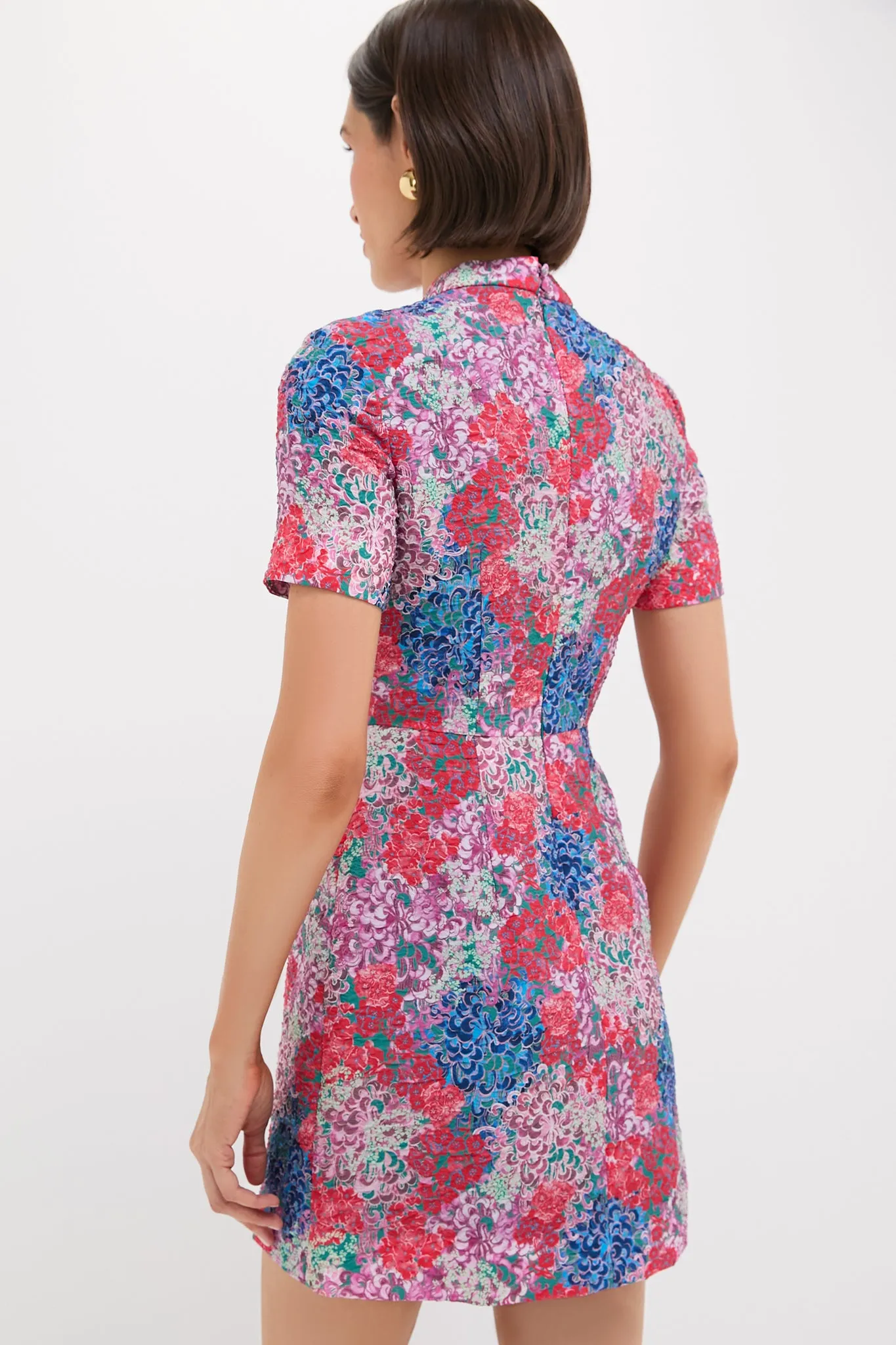 Florentina Sea Draped Mini Dress