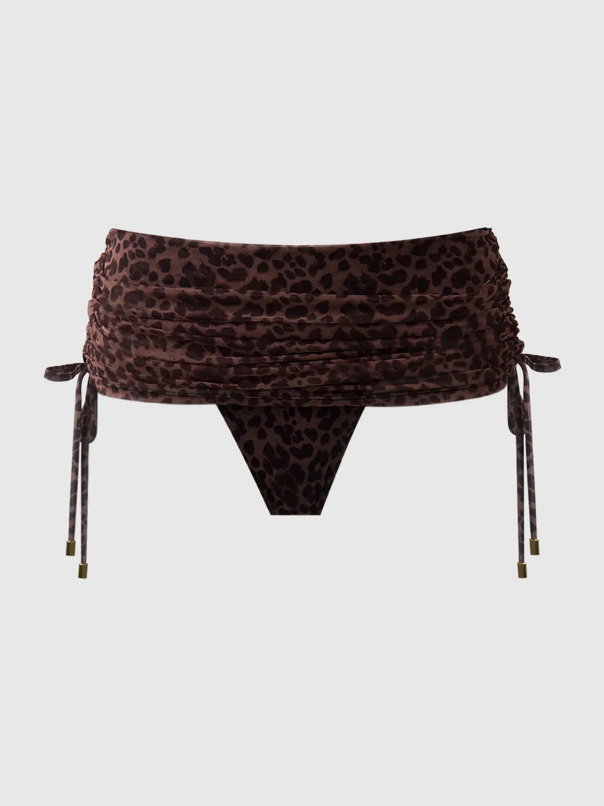 Frederick's Of Hollywood Alanza Mesh Skirted Cheeky Swim Bottom Juicy Couture