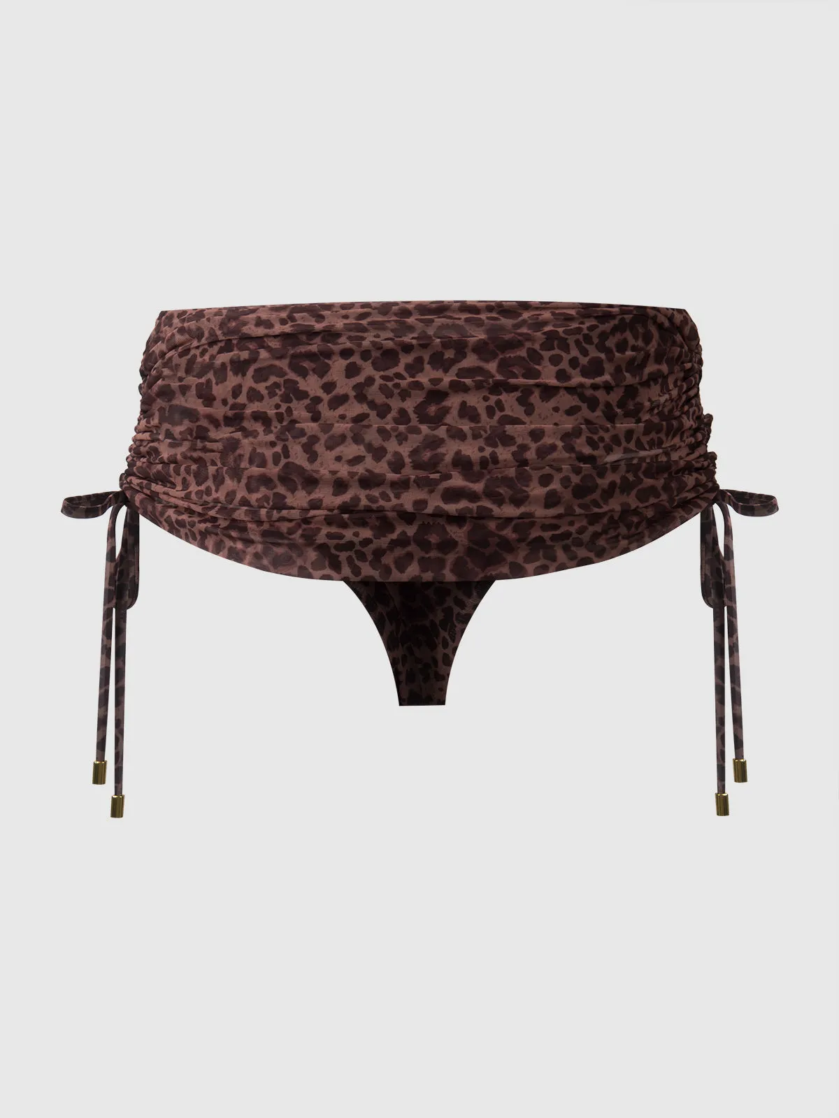 Frederick's Of Hollywood Alanza Mesh Skirted Cheeky Swim Bottom Juicy Couture