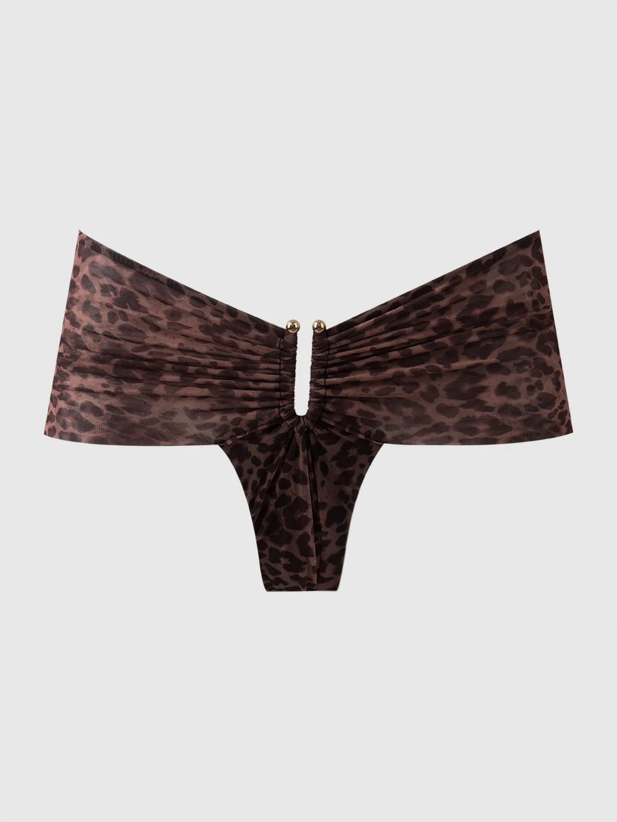 Frederick's Of Hollywood Alanza Mesh U Hook Thong Swim Bottom Juicy Couture