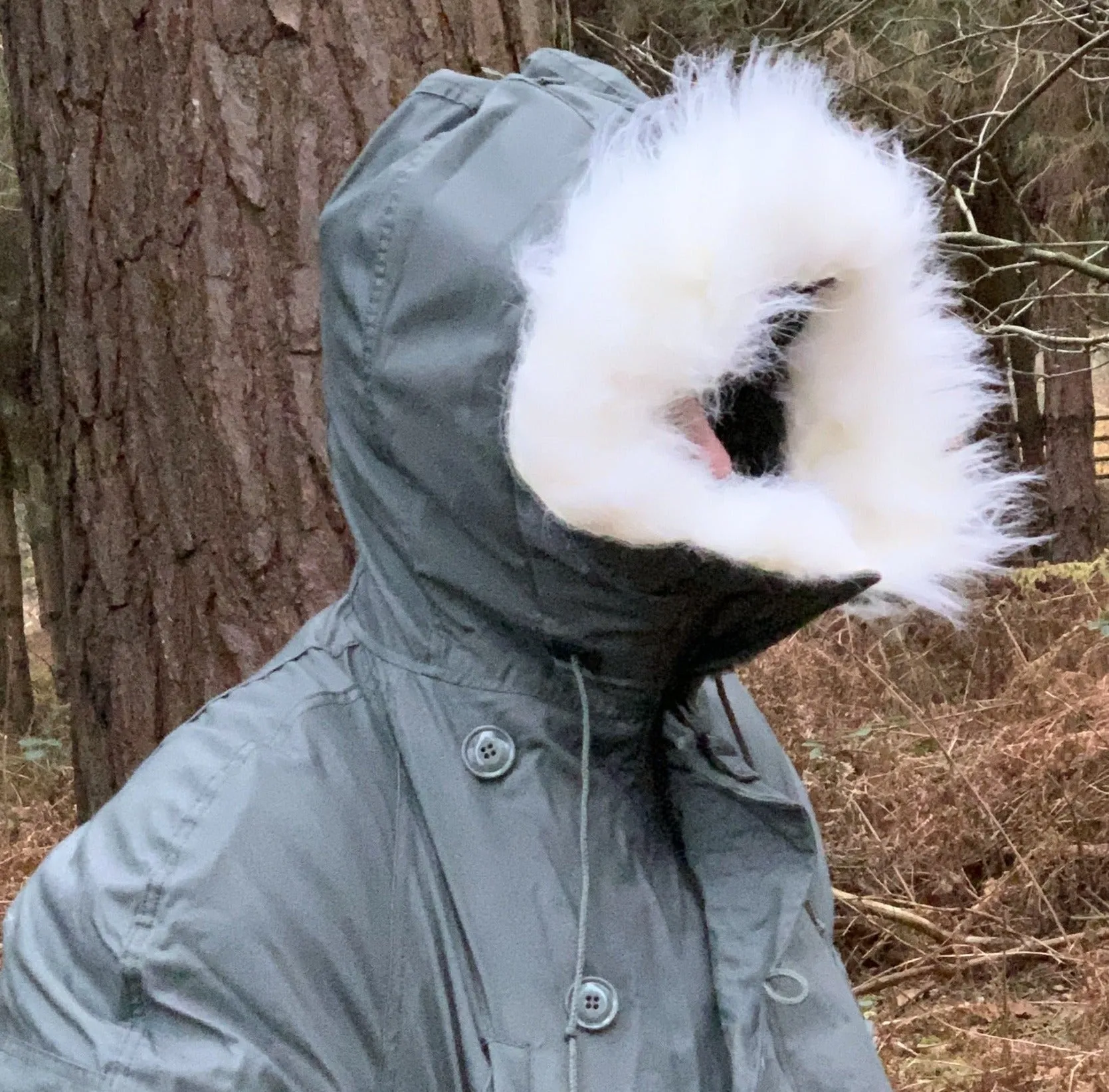 GENUINE USAF N3B CANVAS PARKA Silvermans
