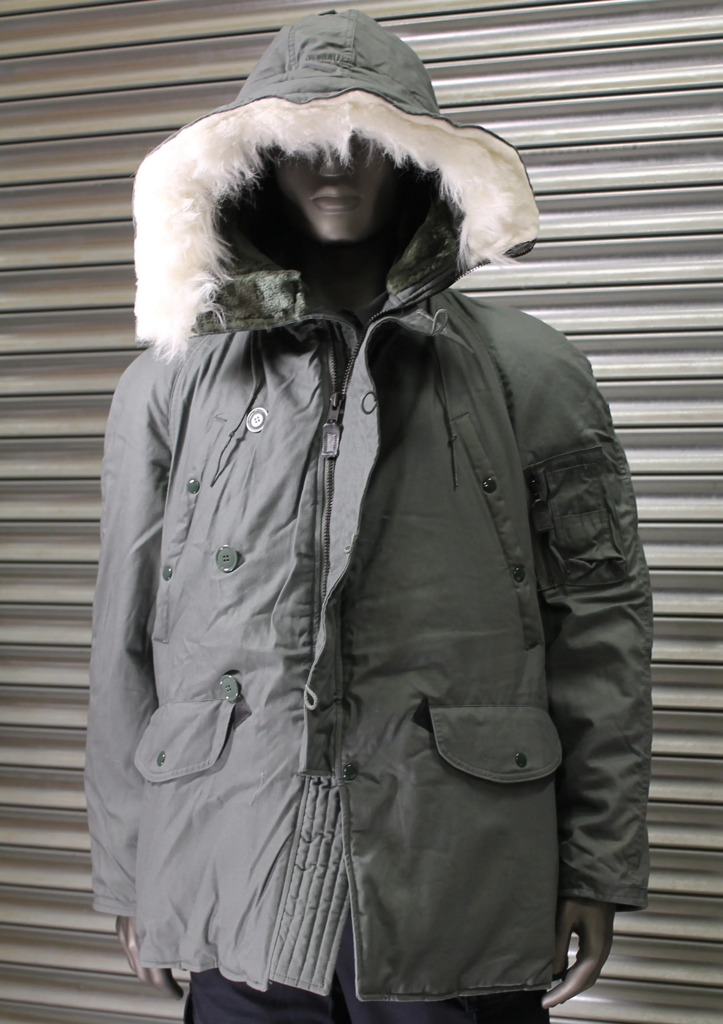 GENUINE USAF N3B CANVAS PARKA Silvermans