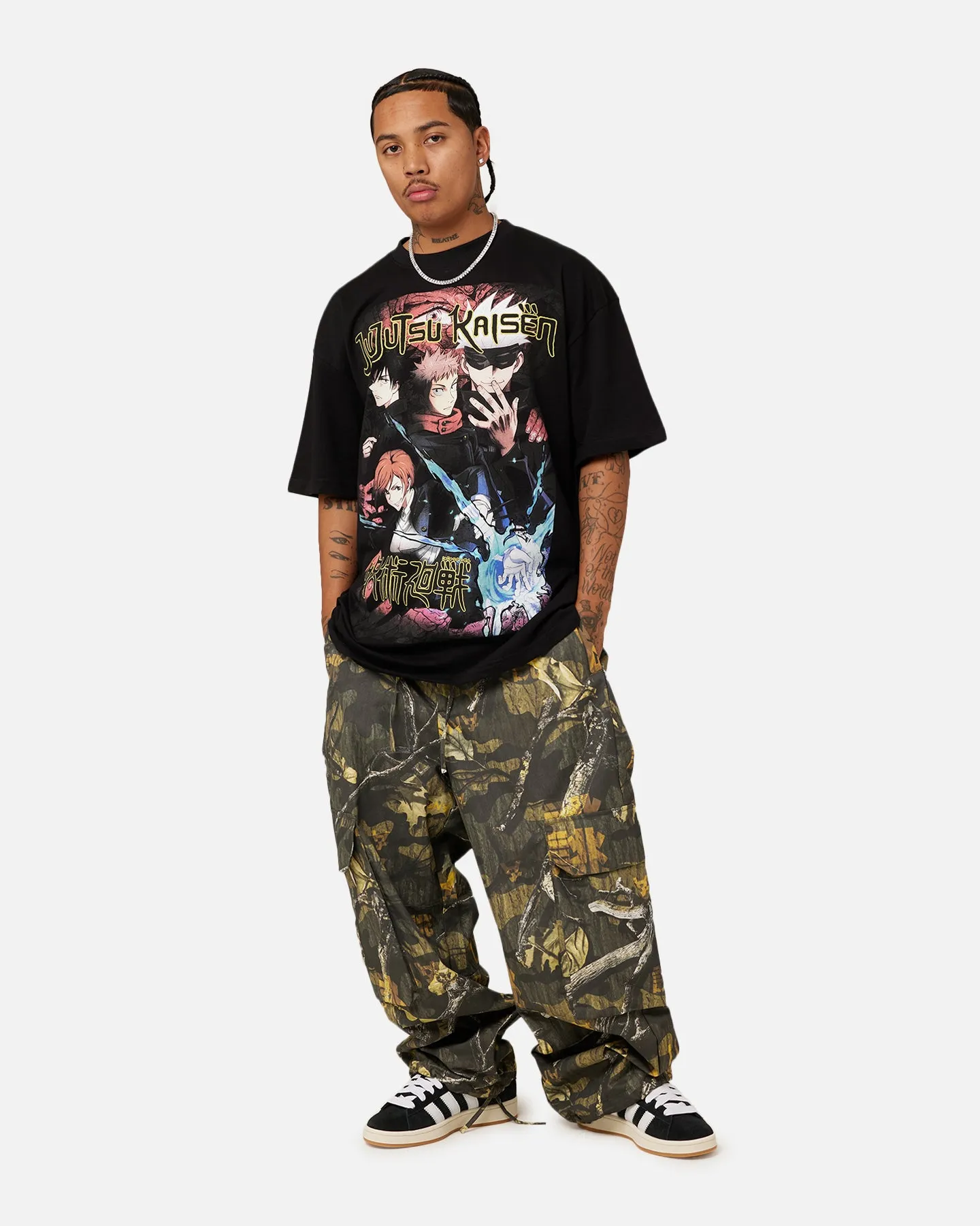 Goat Crew X Jujutsu Kaisen Heavyweight T-Shirt Black