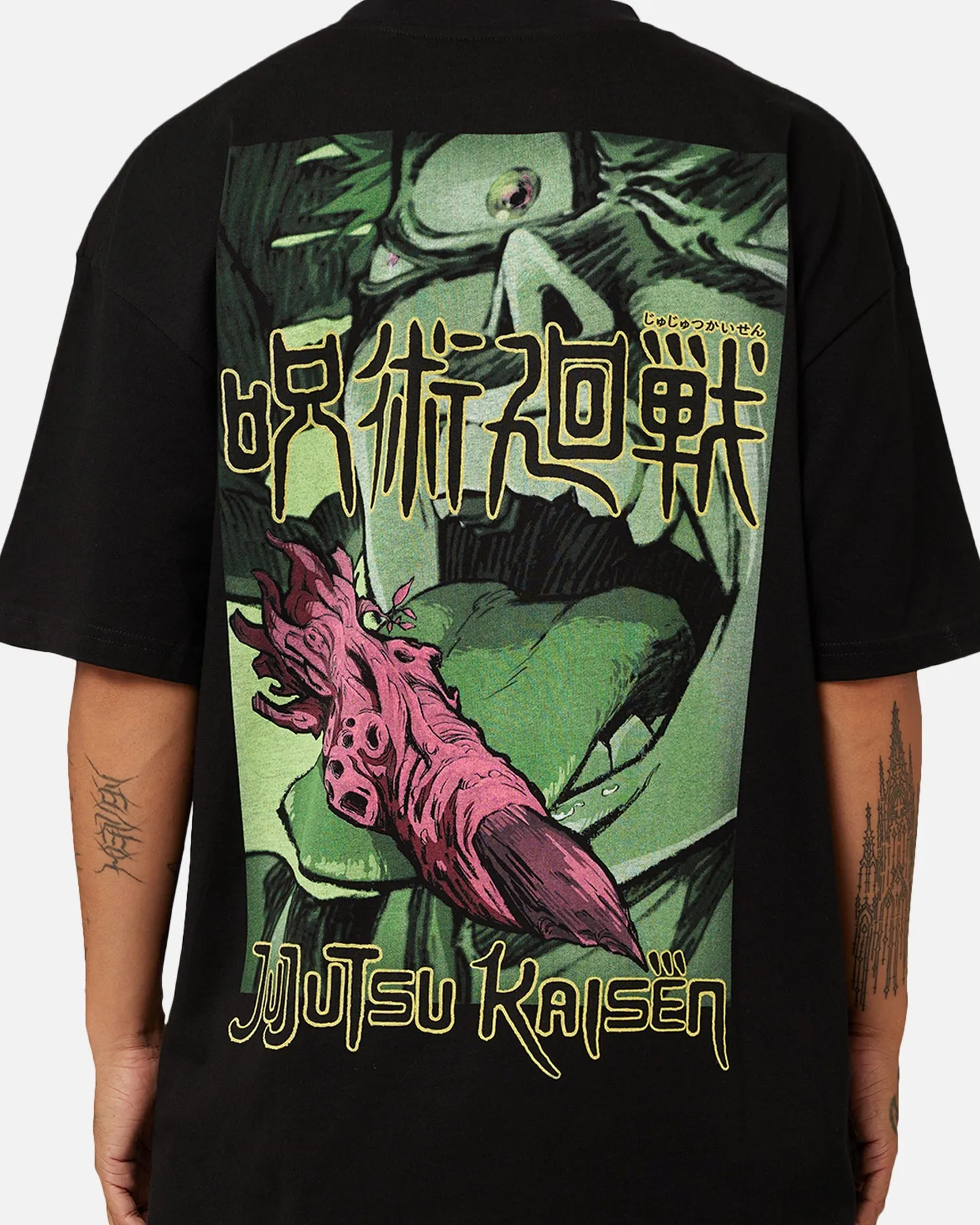 Goat Crew X Jujutsu Kaisen Heavyweight T-Shirt Black