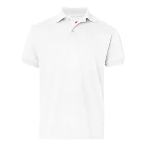 Hanes Youth Ecosmart Jersey Polo