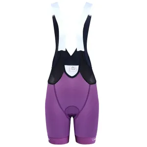 Heini Stelvio 426 Women's Cycling Bibshorts (Black/White/Violet)