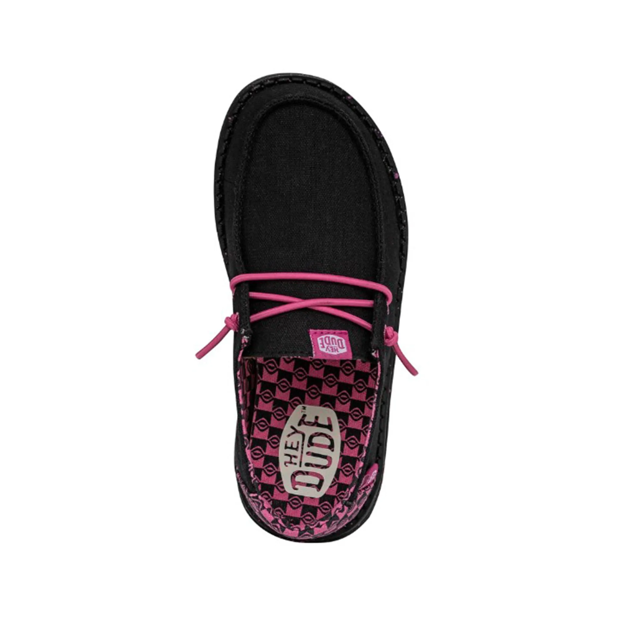 Hey Dude Youth Wendy Batik Geo Black/Pink