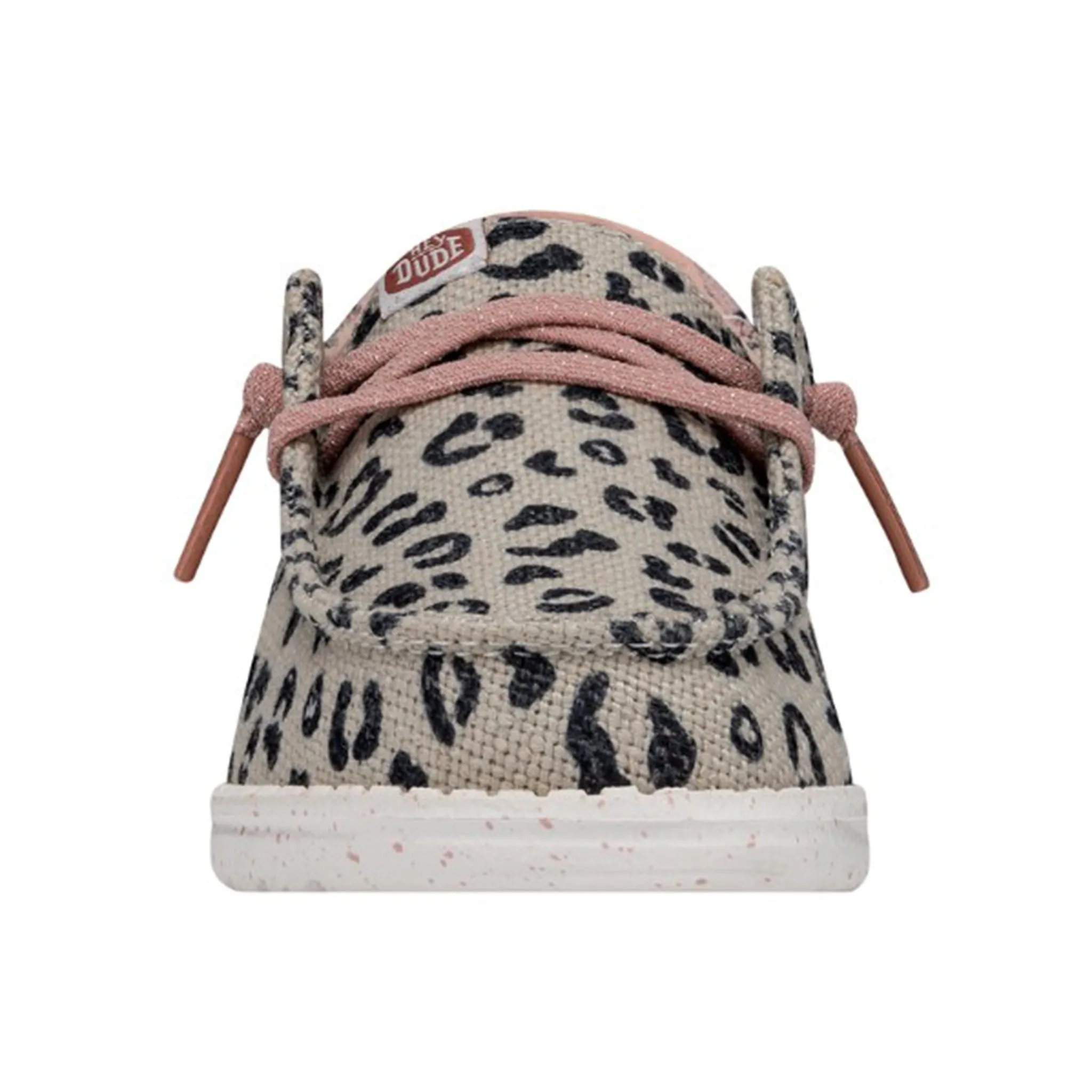 Hey Dude Youth Wendy Funk Leopard Cream/Pink