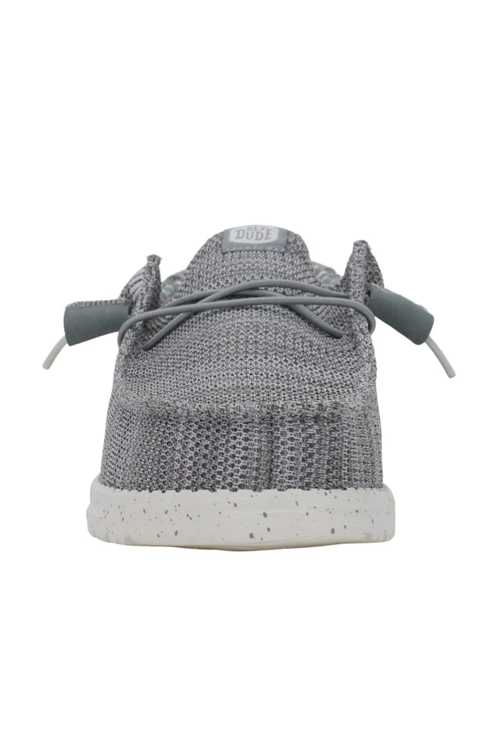 HEYDUDE Men’s Wally Stretch Sox Shoes in Grey | 41898-030