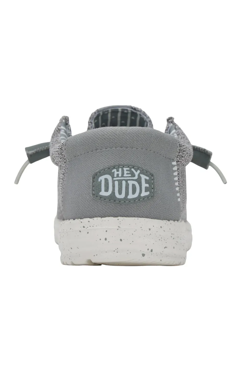 HEYDUDE Men’s Wally Stretch Sox Shoes in Grey | 41898-030