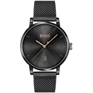 Hugo Boss Men's Confidence Black Dial Watch
