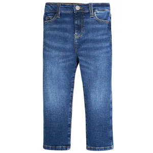 Infant and Toddler Neutral Blue Straight Fit Denim Jeans Gerber Childrenswea